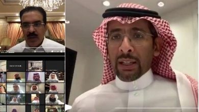 Photo of خلال اللقاء الافتراضي لمعالي وزير الصناعة والثروة المعدنية برؤساء الغرف التجارية واللجنة الوطنية الصناعية وزارة الصناعة والثروة المعدنية تعمل على إيجاد محفزات للقطاع الصناعي ومبادرات لتخفيف آثار جائحة كورونا على القطاع