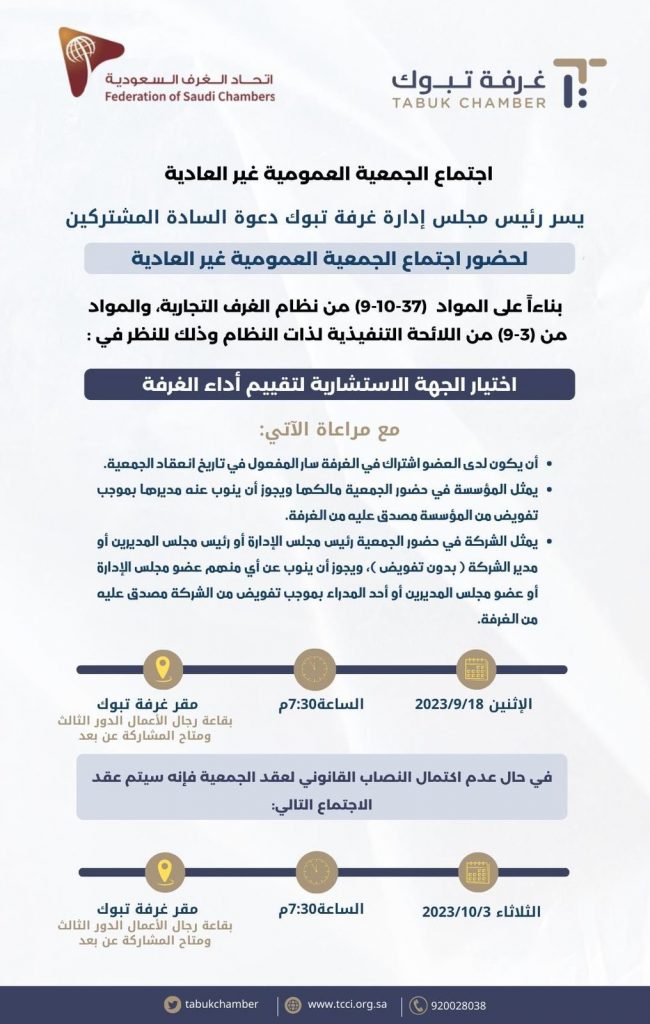 اجتماع الجمعية العمومية غير العادية